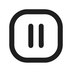 pause button icon