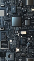 Fototapeta premium Intricate Circuit Board Design