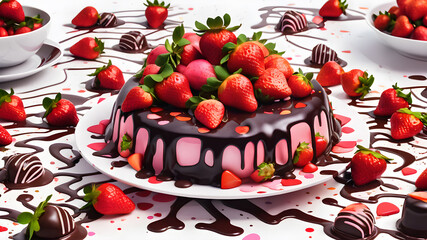 Strawberry cake	