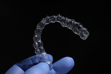 Clear aligner treatment used in dental dentistry and orthodontic treatments for the alignment of...