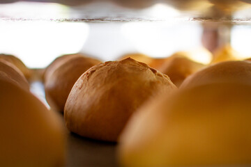 hazelnuts on a table