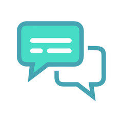 Fototapeta premium chat bubble icon