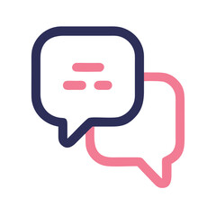 Fototapeta premium chat bubble icon