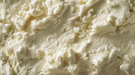 Close up view of creamy stracciatella gelato texture, perfect for summer food photography lovers