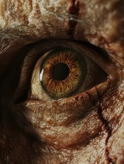 Naklejka premium Aging and Weariness - The Face of Time