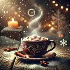 Cozy Cocoa Moments in a Winter Paradise
