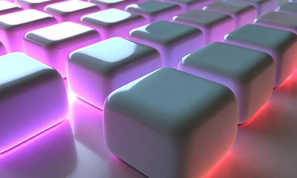 abstract background of cubes