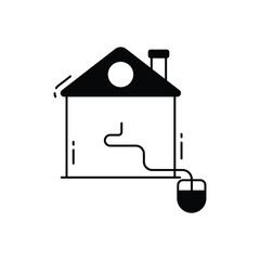 Home control vector icon