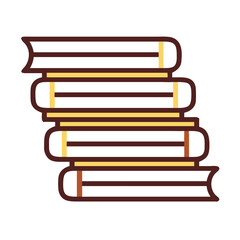 illustration of books