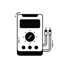 Voltmeter vector icon