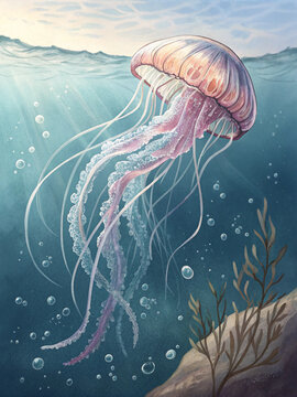 Medusa de mar