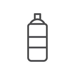 Aerosol spray icon Vector logo outline