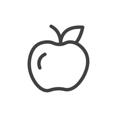 Apple icon Vector logo outline