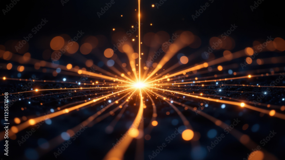 Aufkleber a dynamic rag (retrieval augmented generation) concept visualized with sparking digital effects agai