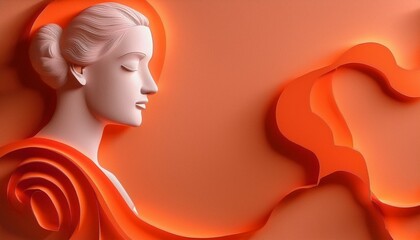 Portrait images in various scenes created with artificial intelligence software