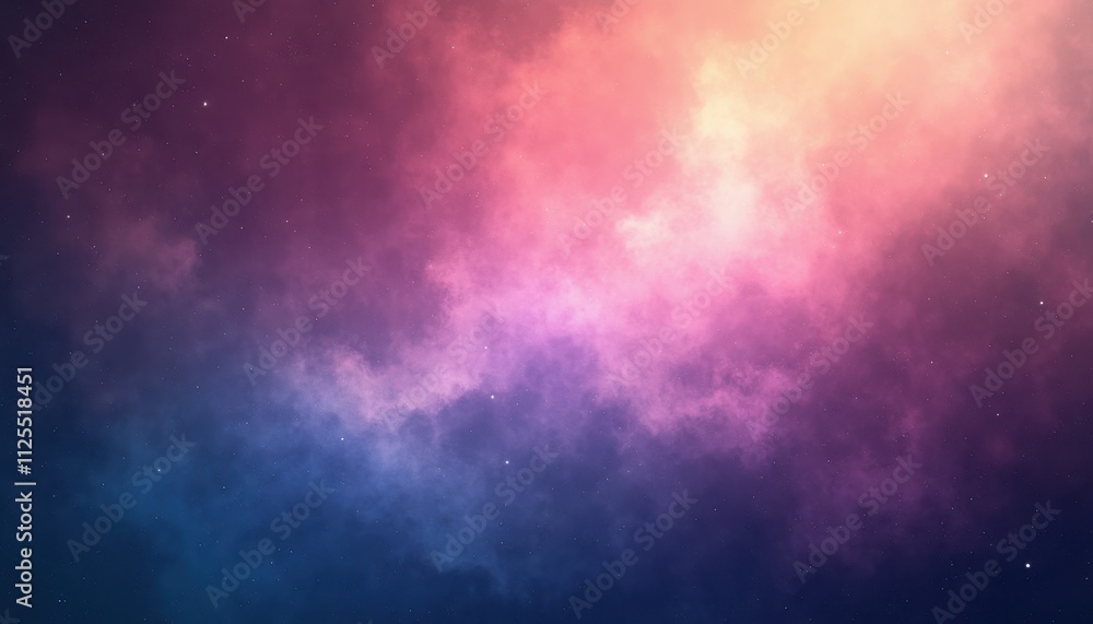Leinwandbilder mystical gradient with fine grainy noise, creating a celestial and captivating abstract background