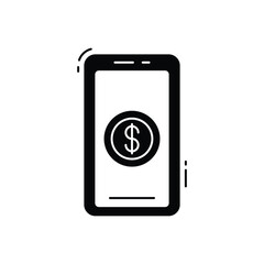 Cashless payment vector icon