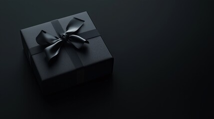 Black box with a bow on top