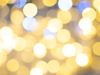 Obraz premium Abstract bokeh light background. Christmas and new year concept.