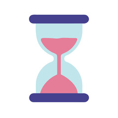 An hourglass filled with sand beside a shiny gold coin, symbolizing the passage of time and wealth.
