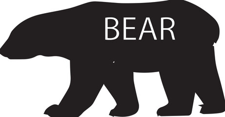 bear vector file svg