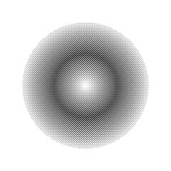 Circle halftone patterns dots. Circle dots texture. Abstract halftone background. Spotted spray texture.