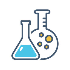 chemical tube with liquid