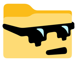 Folders, file and text document. Data transfer, information, computer, desktop and workspace, illustration