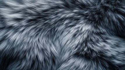 Close-up of chinchilla fur, soft and luxurious, elegant background, copy space