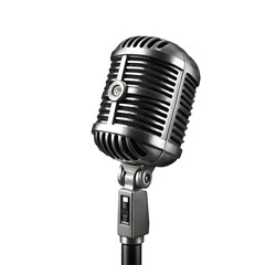 3D Render of a Vintage Microphone