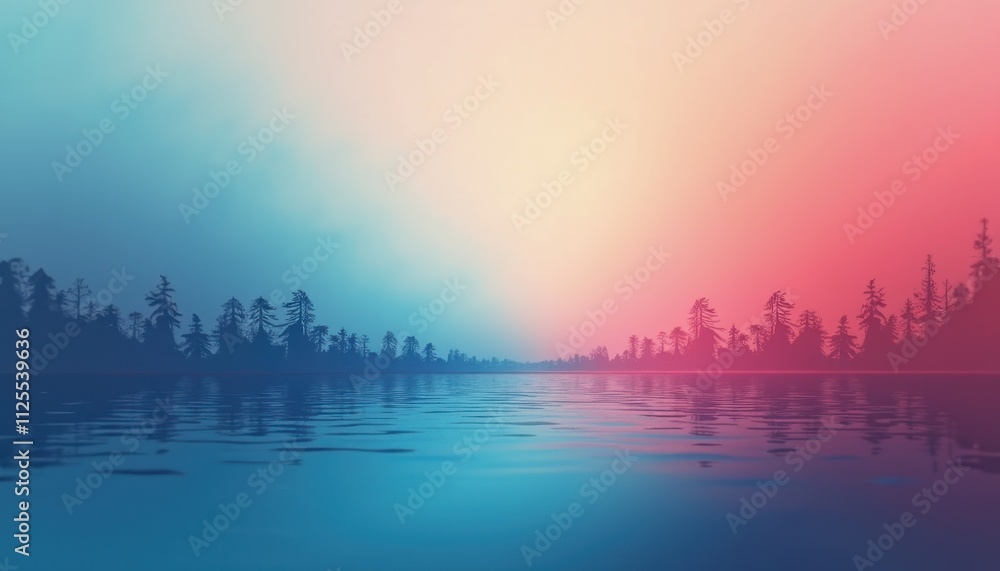 Leinwandbilder gradient transitions with soft grain and noise overlays for a digital art design that feels like an 