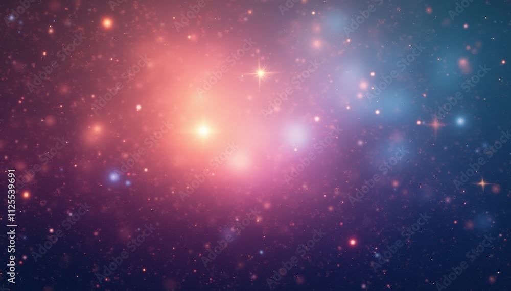 Poster celestial gradient with intricate grainy noise, creating a digital background that speaks of the mys