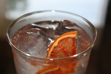 glass of grepefruit ade