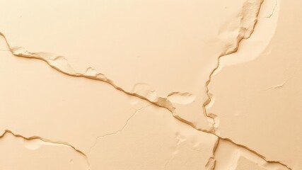 Abstract warm beige rock wall background with a smooth texture, perfect for a calming and neutral design, background, design