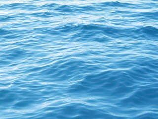 Naklejka premium Beautiful blue water wave texture background with rippling patterns resembling ocean waves, soothing, liquid