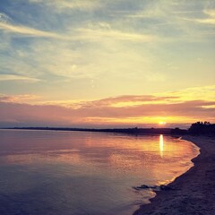 Obraz premium sunset over the sea