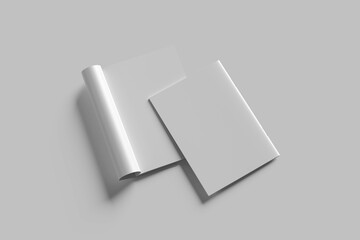 WHITE A4 CATALOG MOCKUP