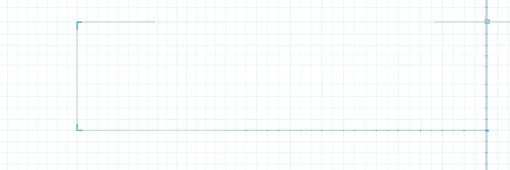 Graphical illustration of blueprint photo effect with blue lines, white background, and grid texture, plan, grid texture