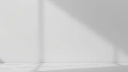 Gray background with soft, diffused lighting creating elegant shadows, beauty, lighting