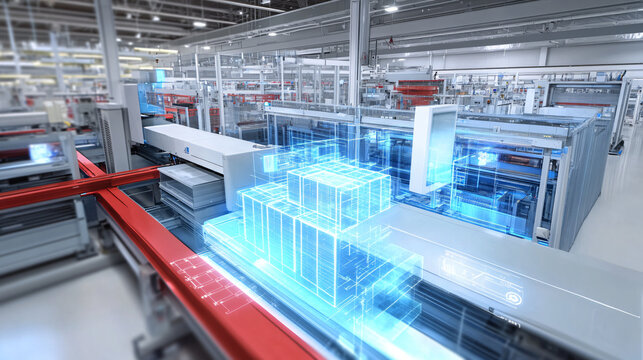 Smart production lines with IoT sensors providing predictive maintenance capabilities