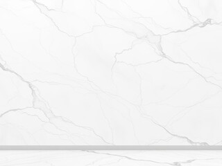 Obraz premium panoramic white marble stone texture for design projects, artistic, luxury, white