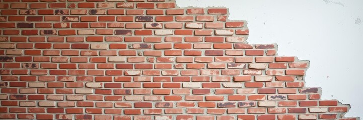 Obraz premium White brick wall background with clean and minimalistic design, vintage, white