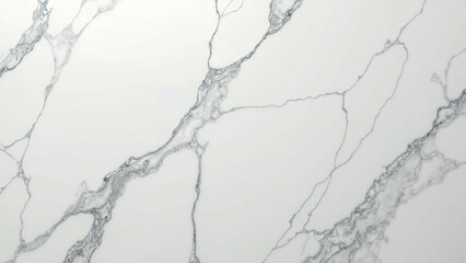 White marble with subtle gray veins, smooth surface, natural stone texture, photographed under even lighting