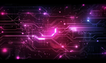 Obraz premium Chip breakthrough mobile technology, futuristic design, intricate circuitry, glowing elements, sleek and modern, high-tech innovation, digital transformation, advanced microprocessors.