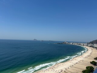 Praia de Copacabana vista do alto