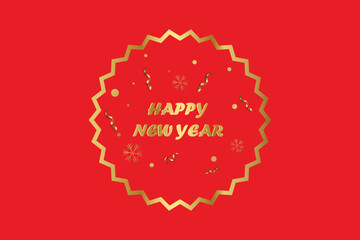 Happy new year banner background