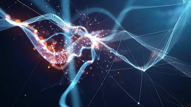 A network of microscopic drones working together through a cellular 6G network to perform complex medical procedures inside the body.