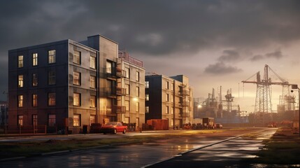 A photo of Worker Residences in Harmony