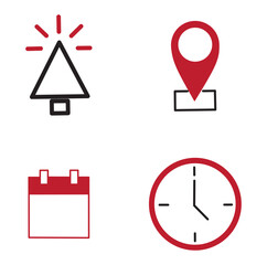 set of icons for web