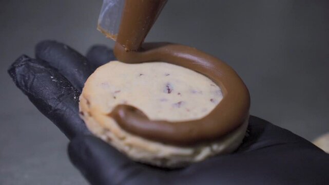 Relleno de alfajor de dulce de leche